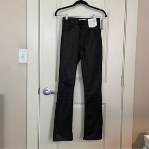 Abercrombie & Fitch 90s Slim Straight in Coated Black